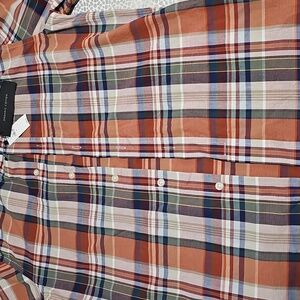 NWT Banana Republic Slim Fit Plaid Button Down Shirt - Small